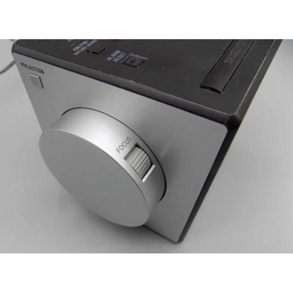 Sony Projection AM/FM Clock Radio Dual Alarm ICF-C1PJ USB Nature Sounds Works